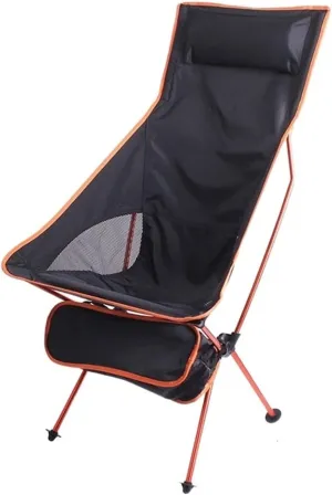 Outdoor Camping Chair Oxford Cloth Portable Folding Lengthen Camping Chair Seat for Fishing Festival Picnic BBQ Beach