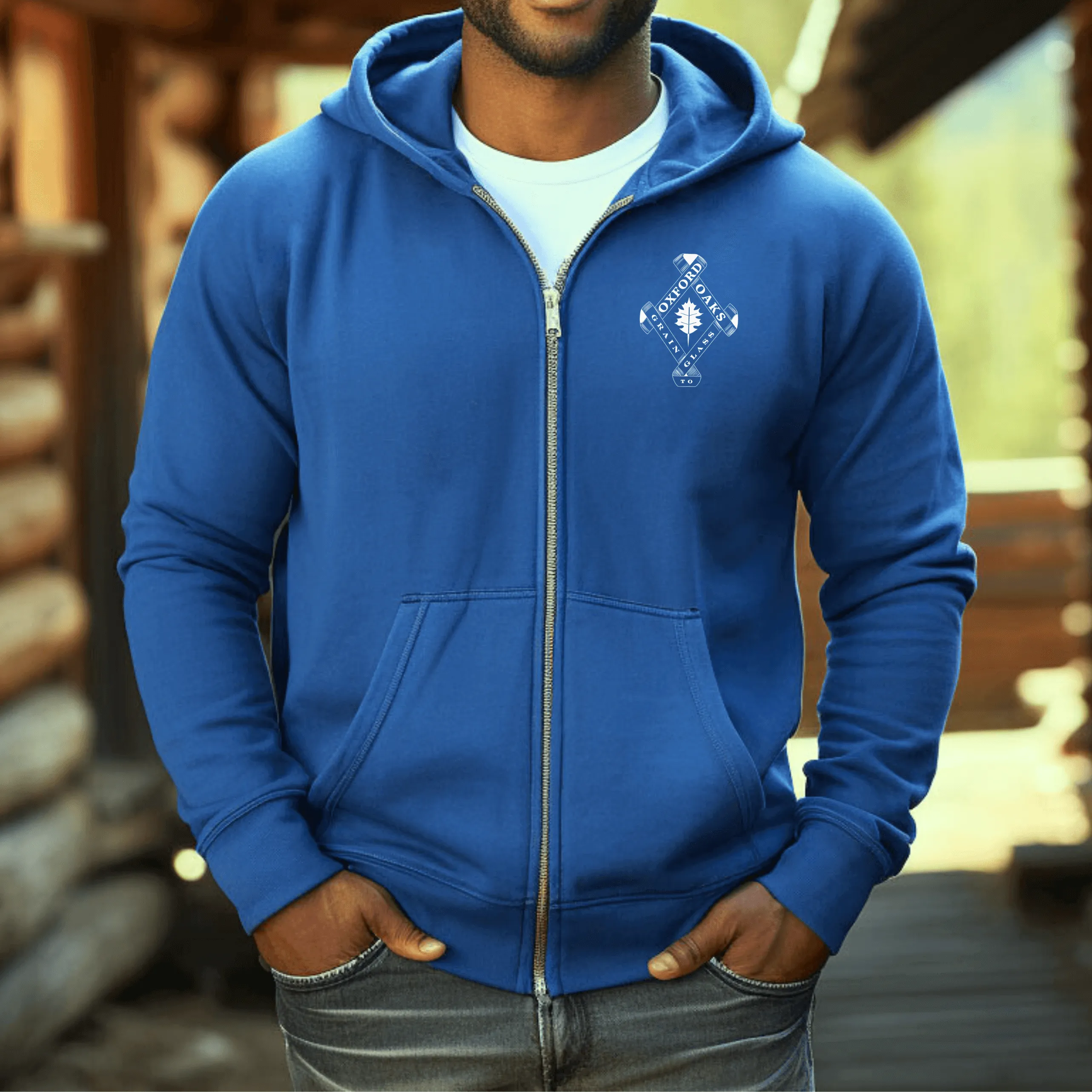 Oxford Oaks Distillery Zip Hoodie