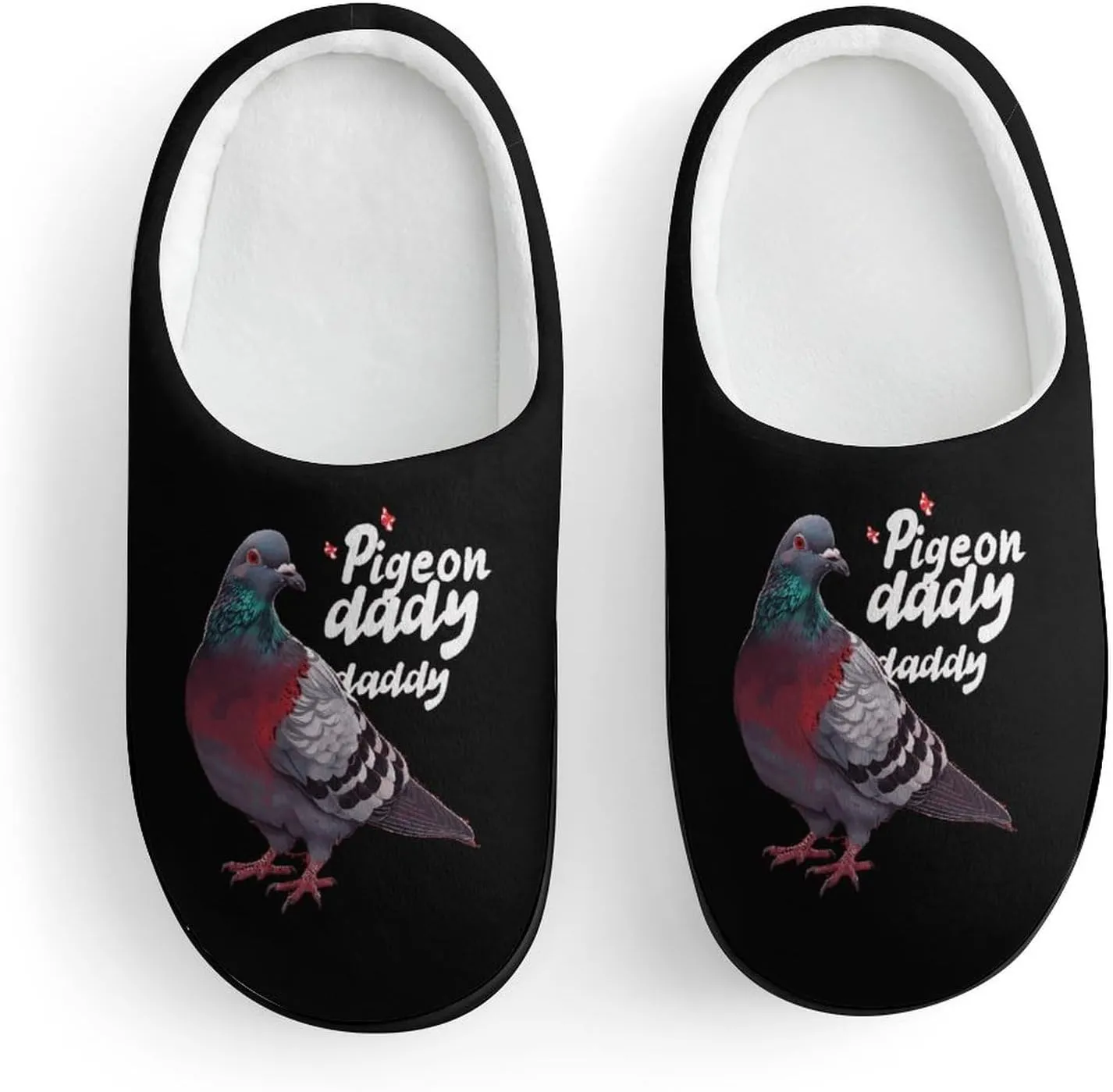 Pigeon Daddy Kids Toddler Cotton Slippers Slip-on House Shoes for Bedroom Indoor Outdoor