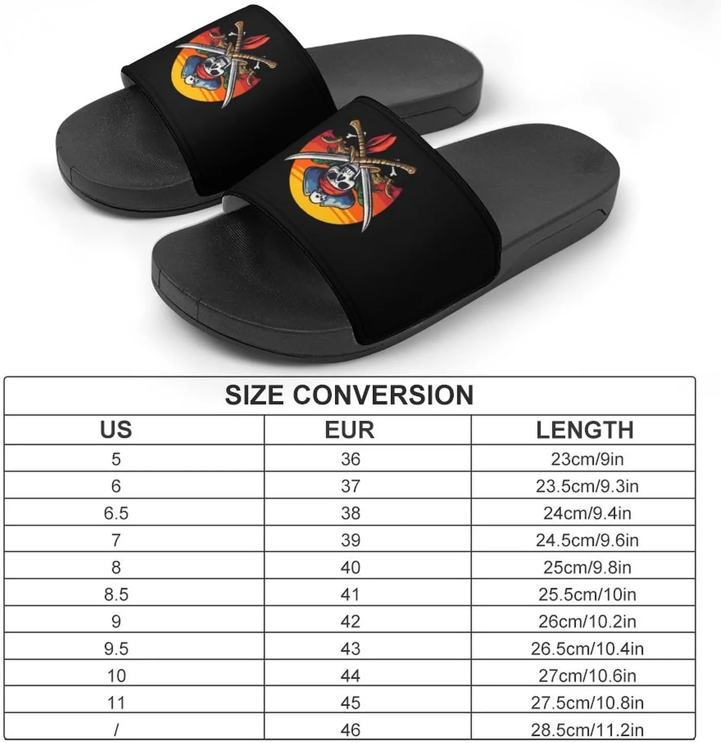 Pirate Skull Island Sunset Slippers Indoor Outdoor Unisex House Slipper Shower Slippers Non-Slip Open Toe Shoes