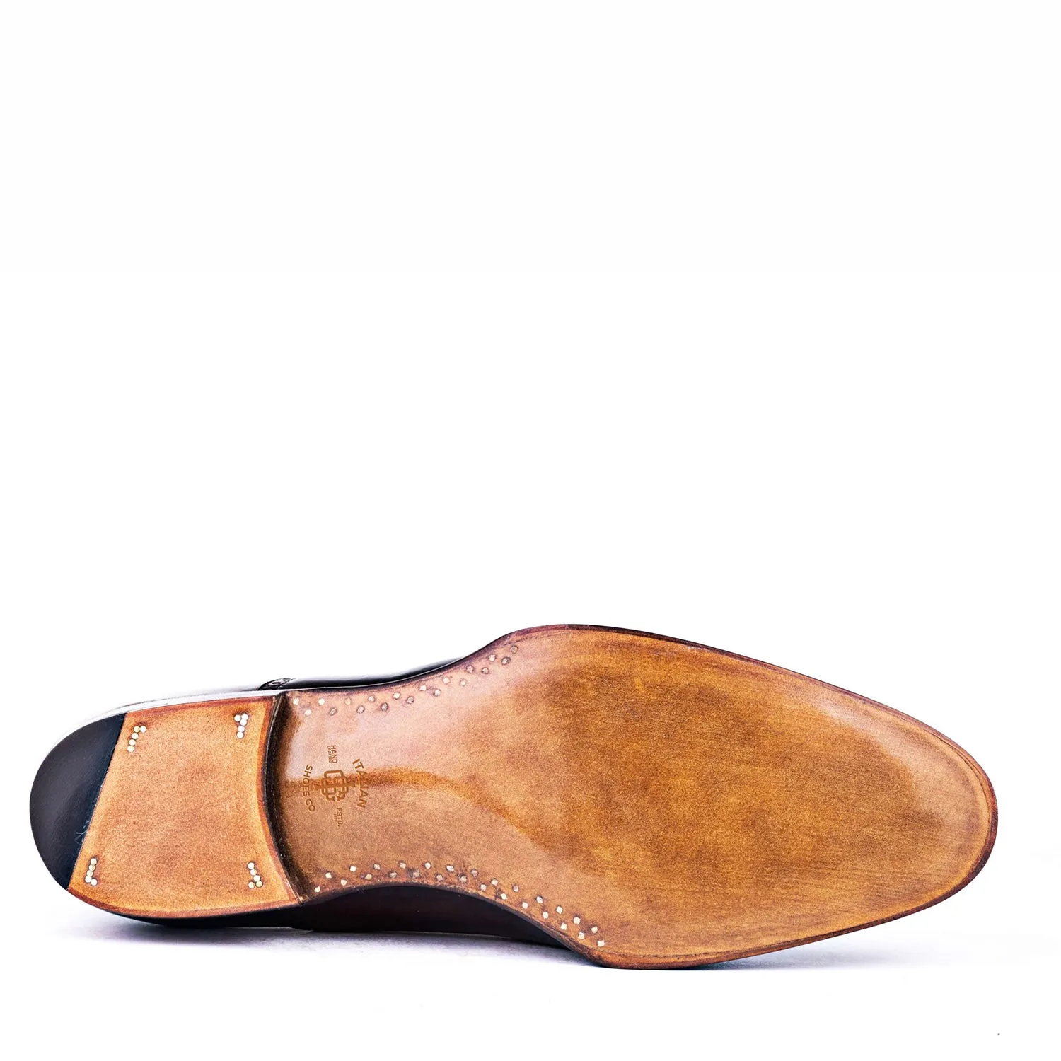 Plain Shiny Leather Formal Oxford Shoes