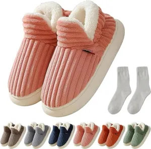 Pluffi Slipper Booties, Pluffi Cozy Stylish Slipper, Winter Fuzzy Warm Thick-Soled Plush House Cloud Slides Men Women
