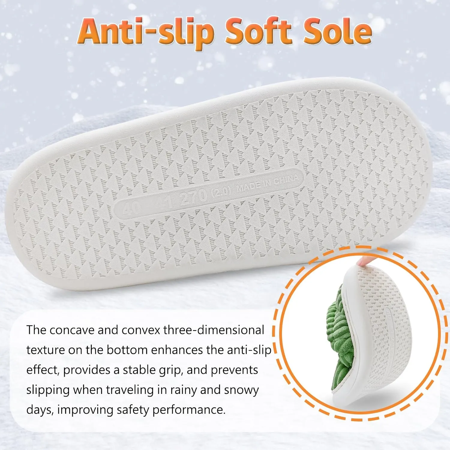 Pluffi Slipper Booties Women Men Cloud Slippers Fluffy Slippers for Women Warm Thick Sole Anti-Skid House Shoes
