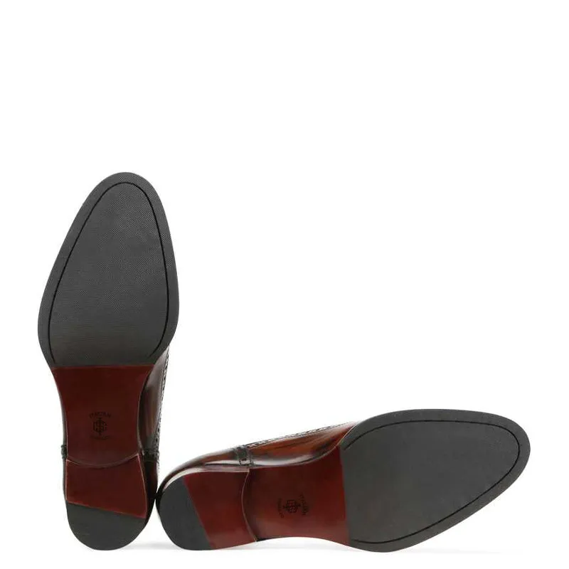 Premium Captoe Shiny Leather Oxford Shoes