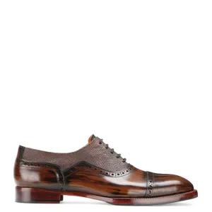 Premium Captoe Shiny Leather Oxford Shoes
