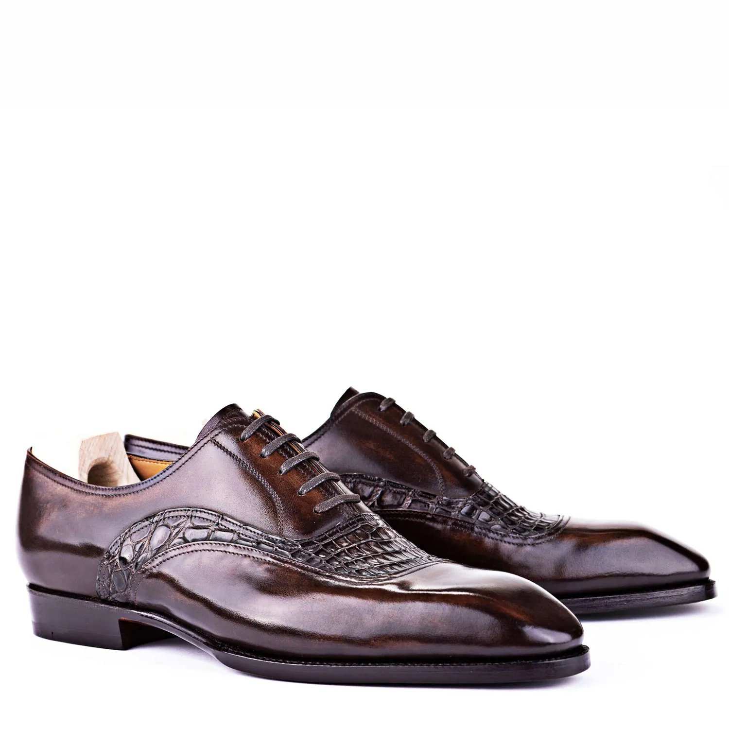 Premium Handmade Shiny Leather Oxford Shoes