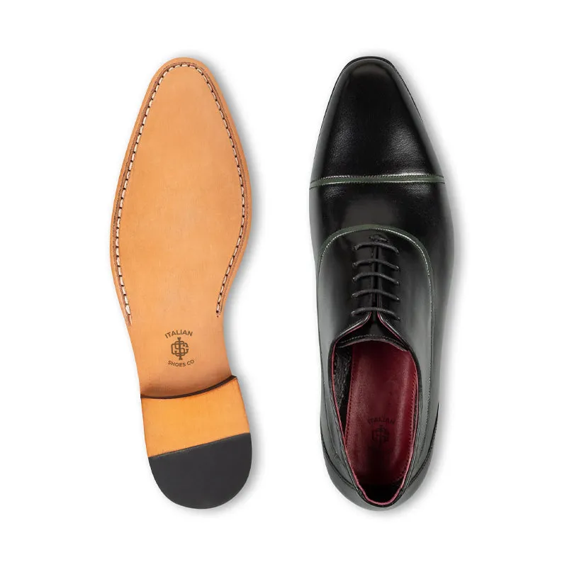 Premium Shiny Leather Lace-Up Formal Oxford Shoes