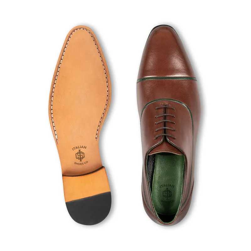 Premium Shiny Leather Lace-Up Formal Oxford Shoes
