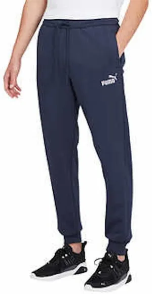 PUMA Men's Cover French Terry Jogger Pant (as1, Alpha, l, Regular, Regular, Blue)