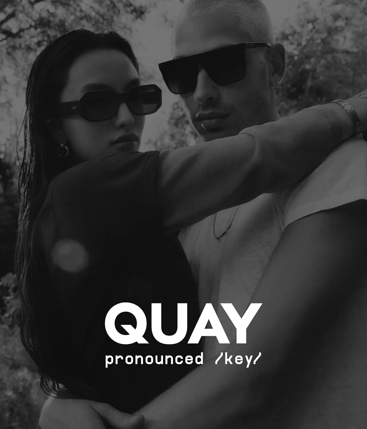 Quay - Sunglasses for Men & Women, Aviator Lenses with UV Protection, Oversized Sunglasses