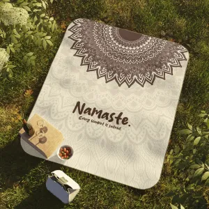"Namaste" Picnic Blanket