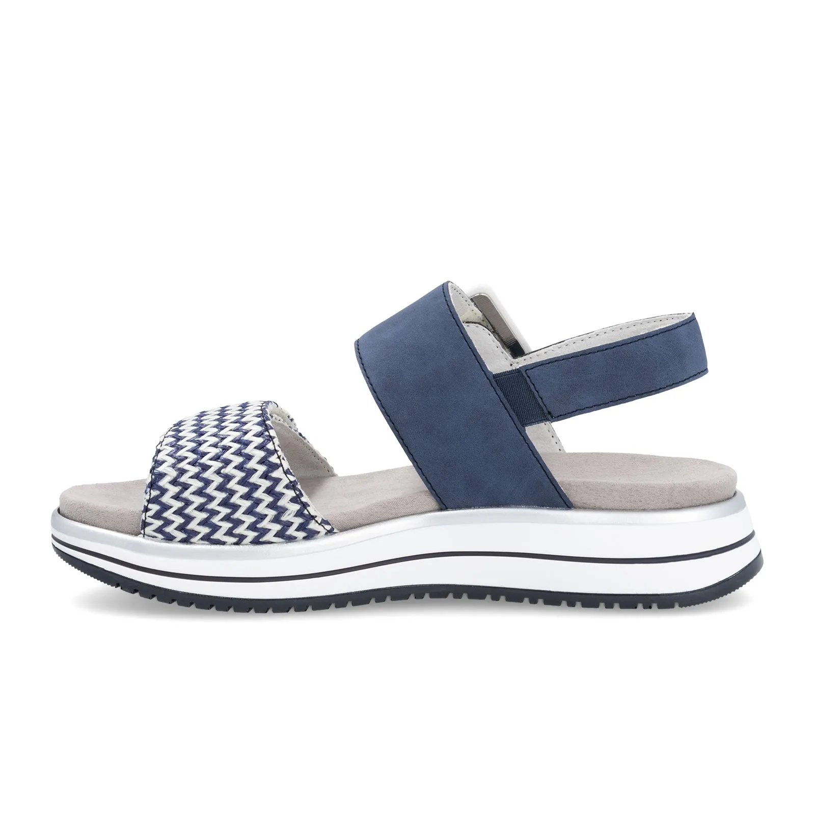 Remonte Jocelyn D1J53 Backstrap Sandal (Women) - Pazifik-Weiss