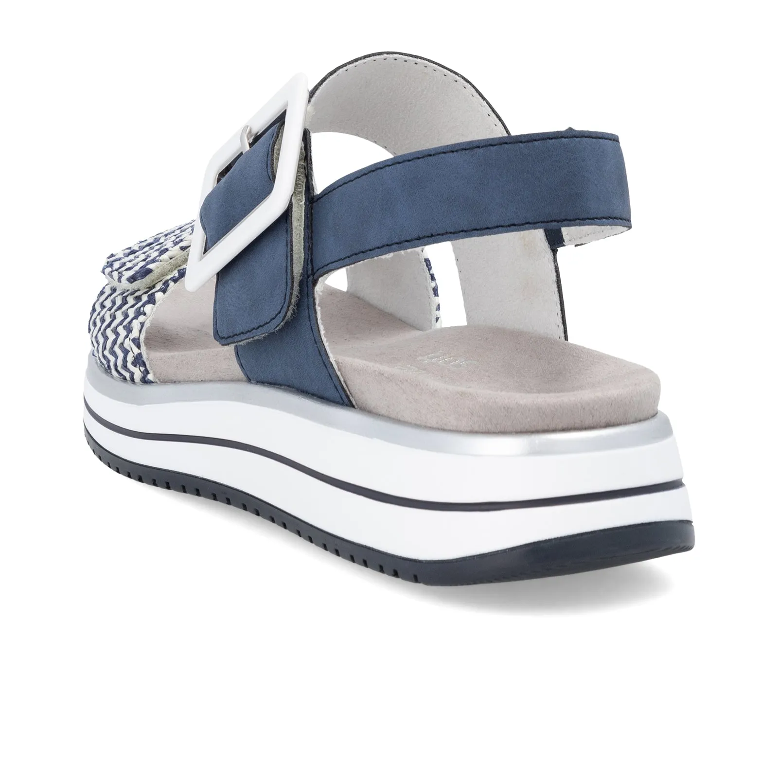 Remonte Jocelyn D1J53 Backstrap Sandal (Women) - Pazifik-Weiss