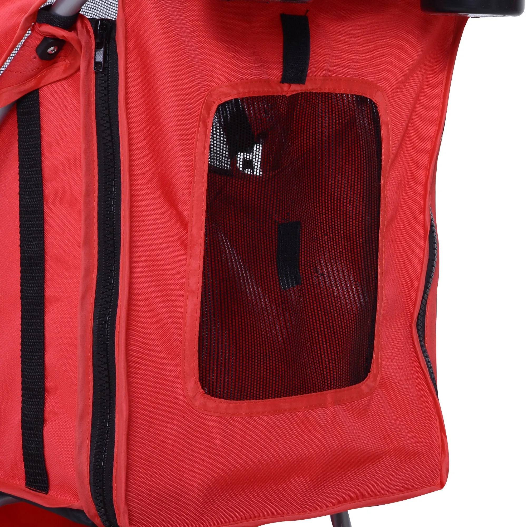 Rootz Dog Stroller - Pet Buggy - Foldable Carrier - Waterproof Comfort - 75L x 46W x 94H cm