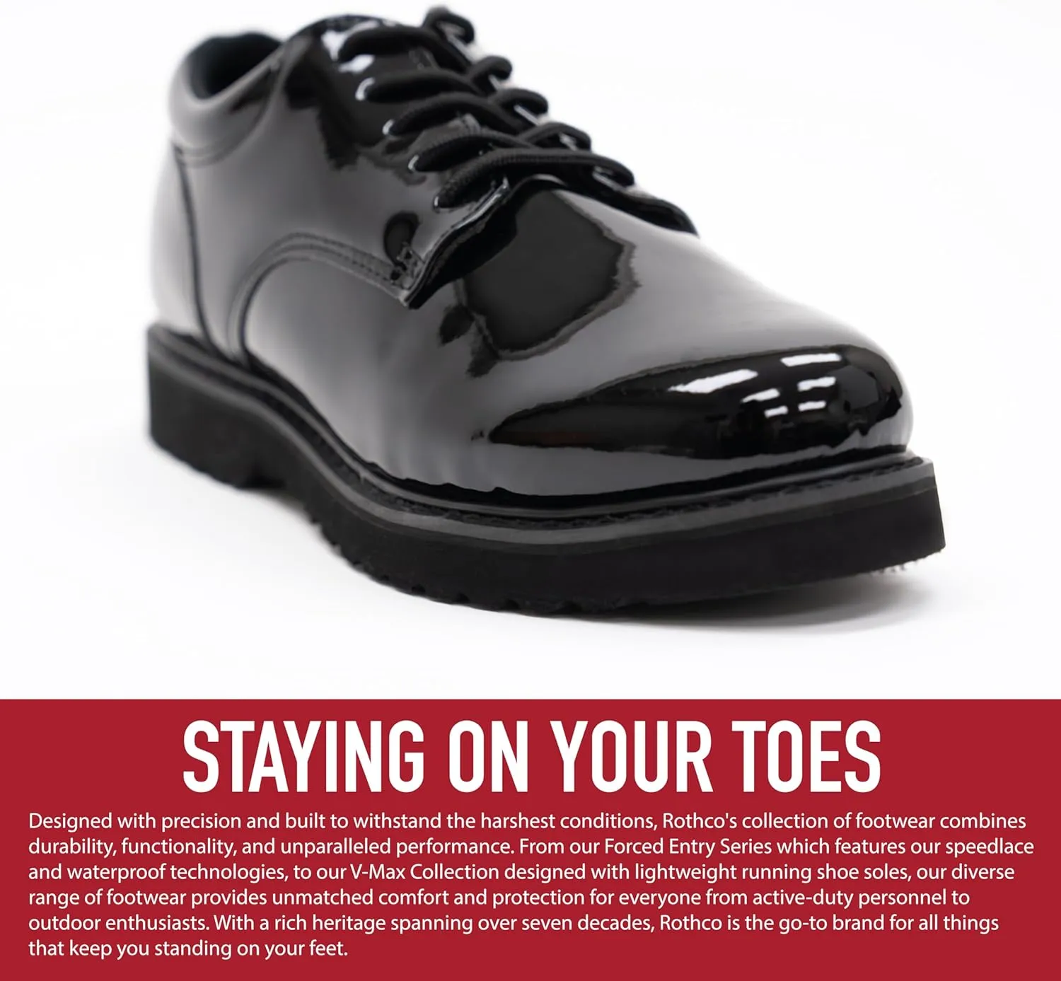 Rothco Uniform Oxford Work Sole – All-Day Comfort for Service Professionals