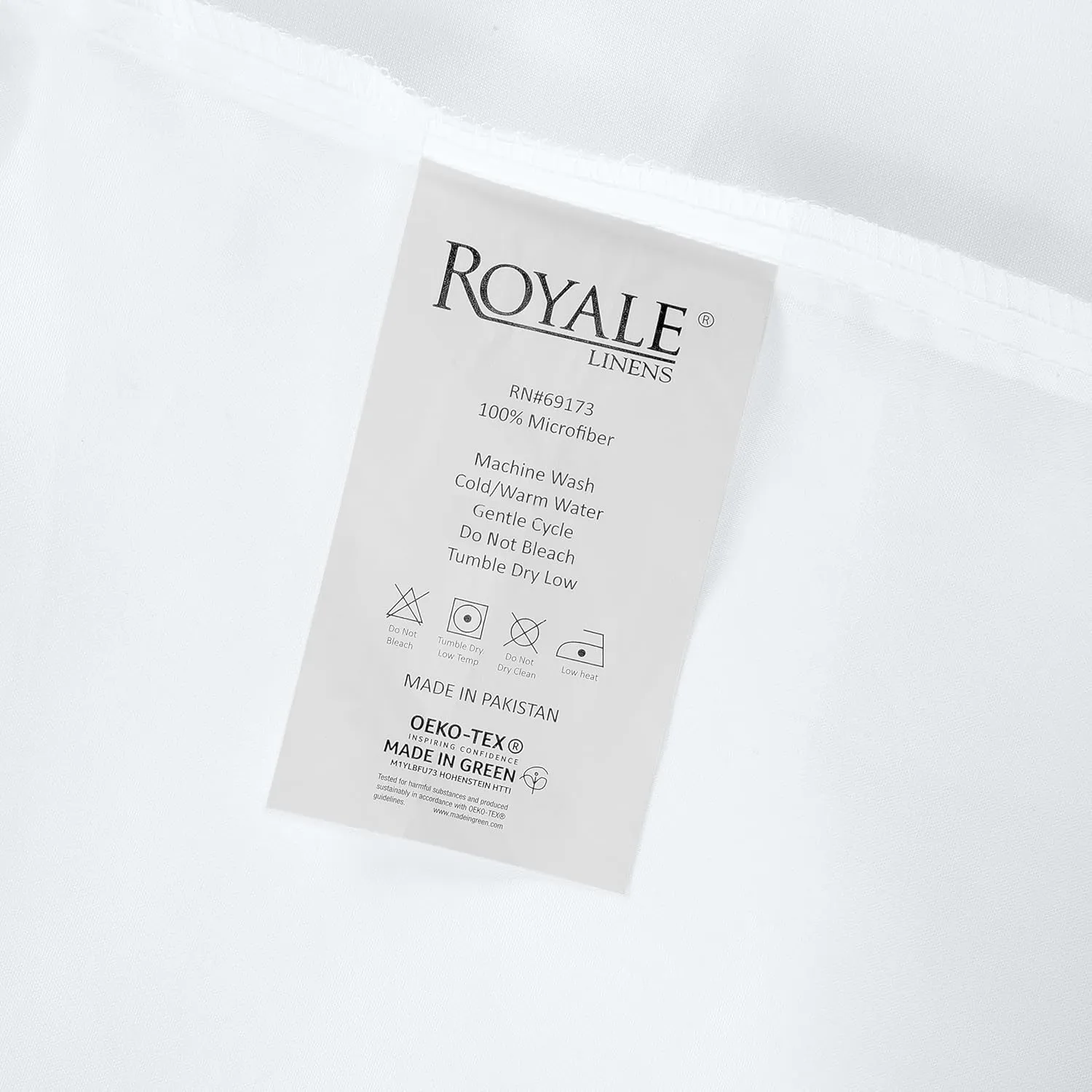 Royale Linens 6 Pack Bulk Flat Sheet Set - Top Sheets - Soft 1800 Microfiber -Wrinkle & Stain Resistant - for Hotel, Massage Table, Hospital, Dorm - Twin XL Flat Sheet Sold Separately (Twin Xl, White)