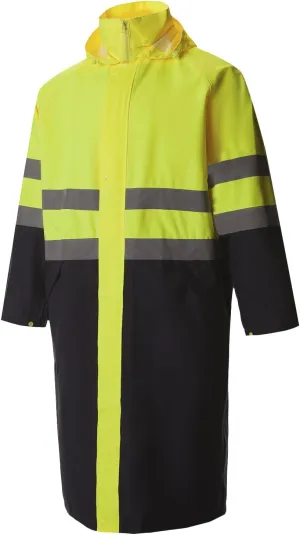 Safety Raincoat ALBATROSS PLUS Long Hooded Waterproof Emergency Rain Jacket Poncho for Men Women Adults
