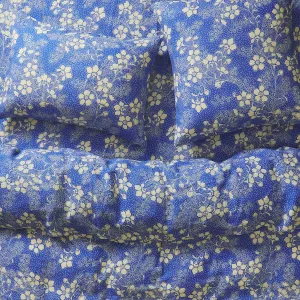 Salina Linen Flat Sheet - Lapis