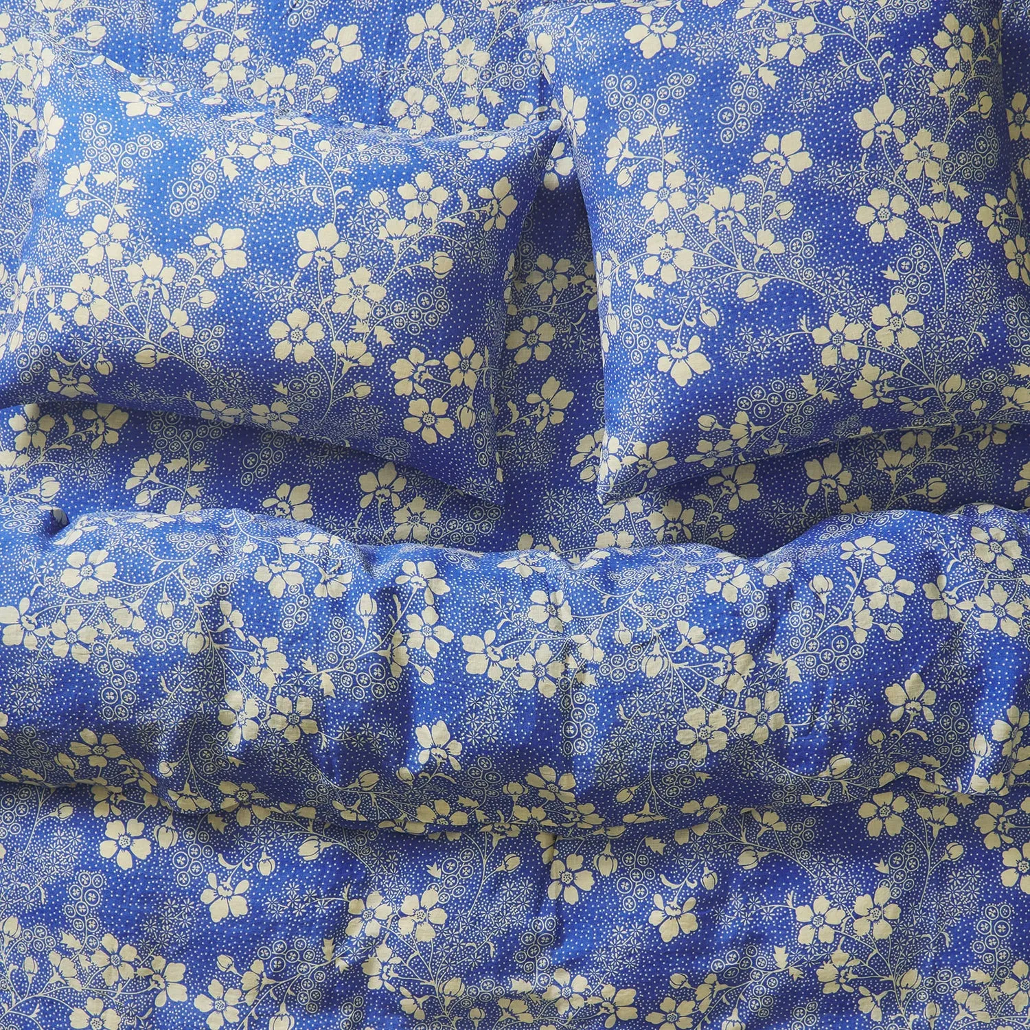 Salina Linen Flat Sheet - Lapis