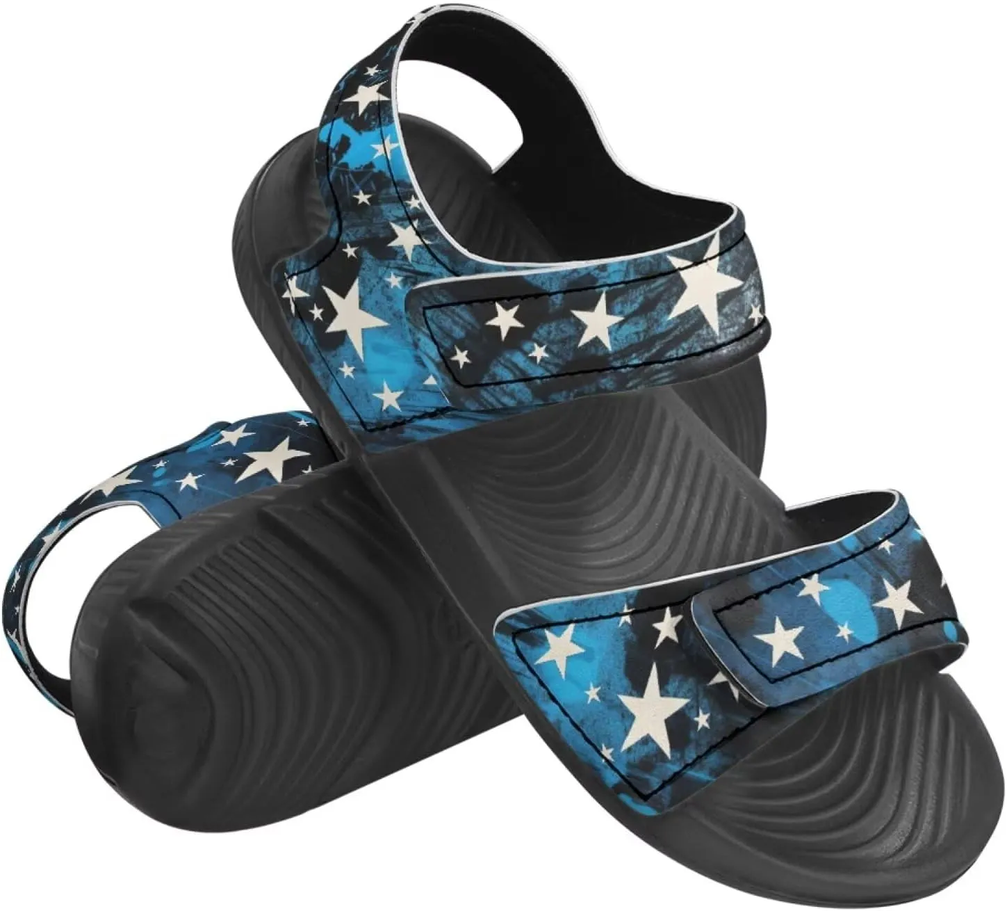 Sandals for Kids Boy Girls Summer Shoes Slide Sandals with Adjustable Strap Toddler Shoes Open Toe Slides