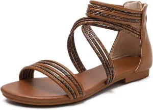Sandals Women Dressy Summer Flat Strappy Cute Casual Beach shoes