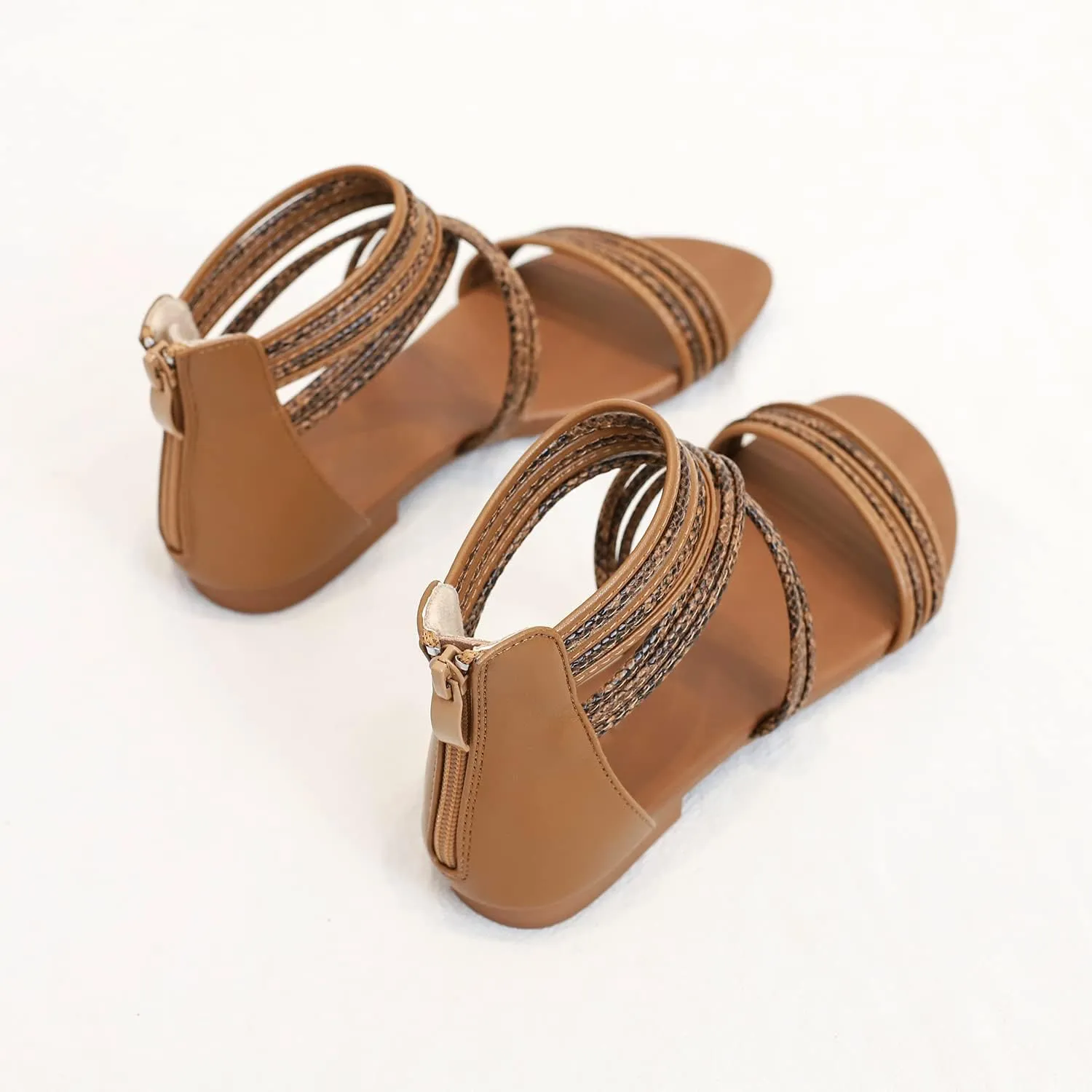 Sandals Women Dressy Summer Flat Strappy Cute Casual Beach shoes