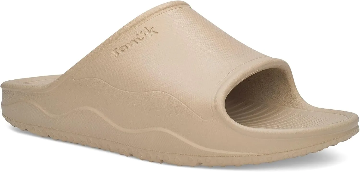 Sanuk Mens Beer Foamie Slide | Slides for Men | Mens Sandals | Beach Sandals | Water Friendly & Lightweight |