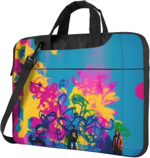 Shiny Christmas Decor Laptop Shoulder Bag Notebook Computer Case Briefcase With Shoulder Straps And Handle