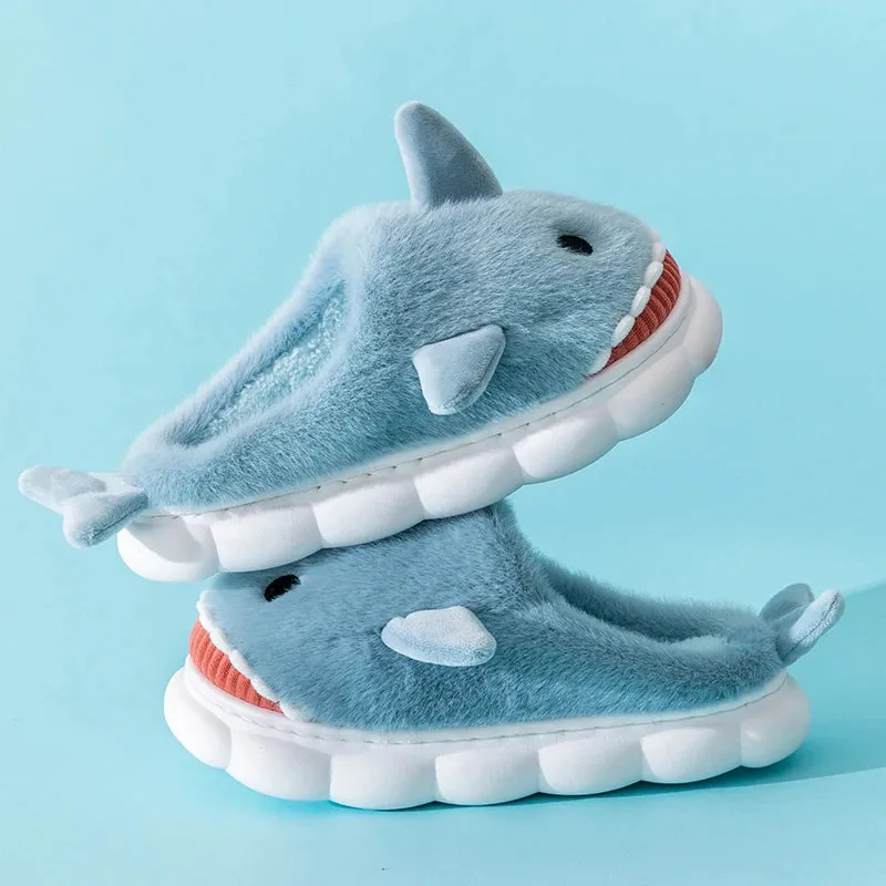 SHOEGEEᵀᴹ Cozy Shark Slippers