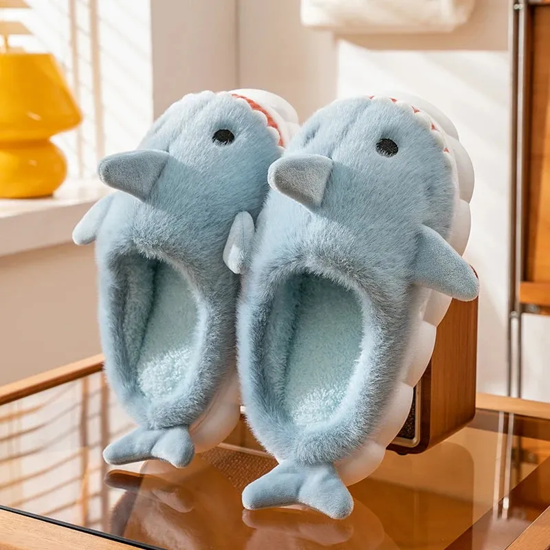 SHOEGEEᵀᴹ Cozy Shark Slippers