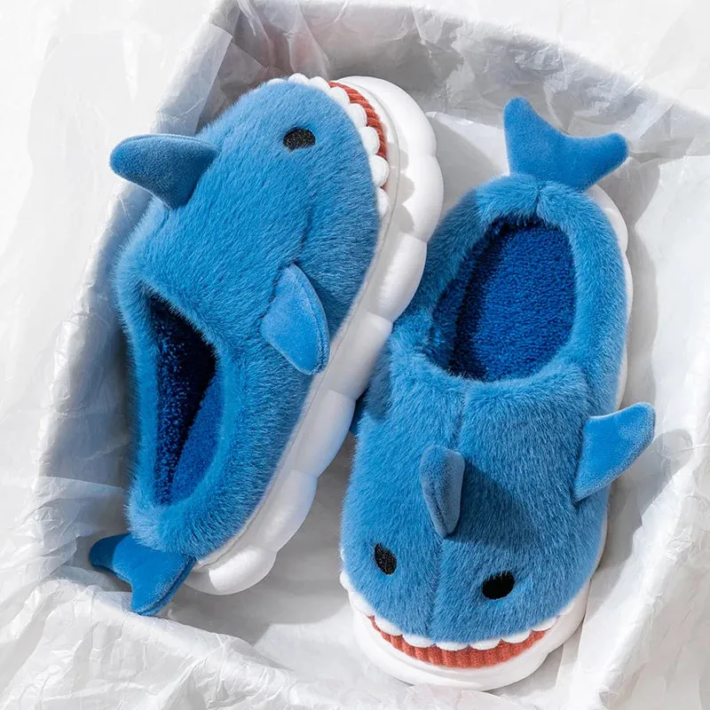 SHOEGEEᵀᴹ Cozy Shark Slippers