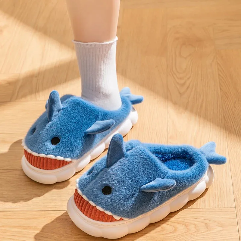 SHOEGEEᵀᴹ Cozy Shark Slippers