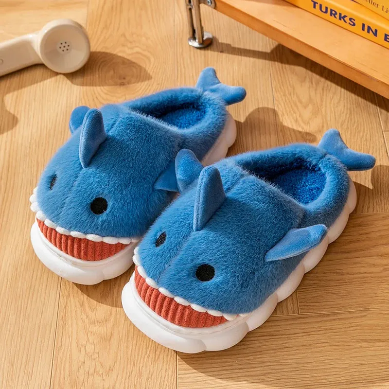 SHOEGEEᵀᴹ Cozy Shark Slippers