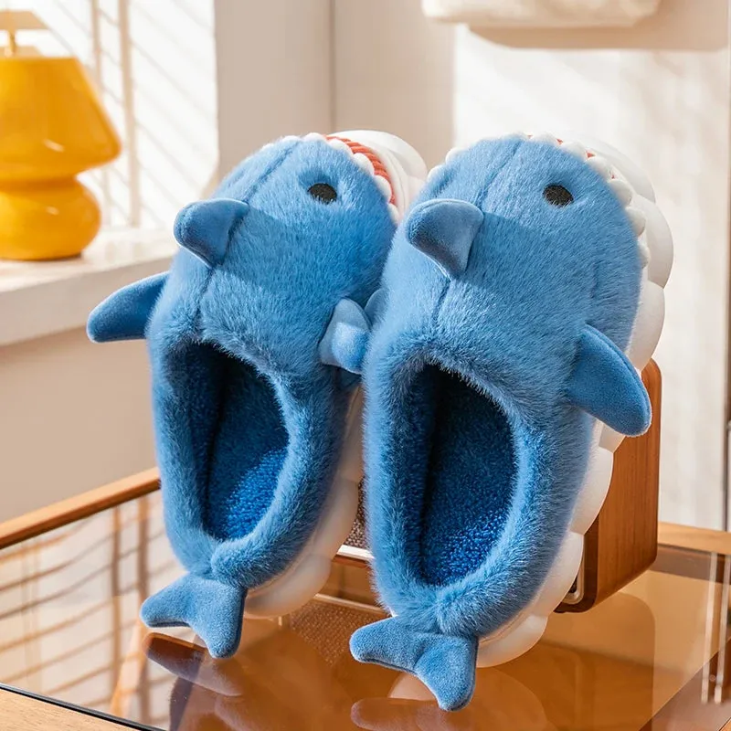 SHOEGEEᵀᴹ Cozy Shark Slippers