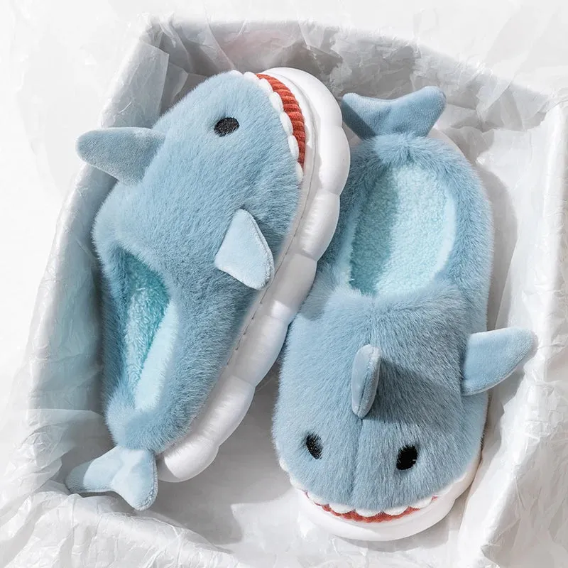 SHOEGEEᵀᴹ Cozy Shark Slippers
