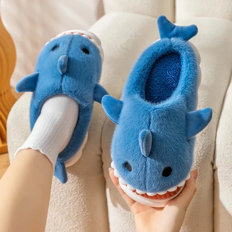 SHOEGEEᵀᴹ Cozy Shark Slippers