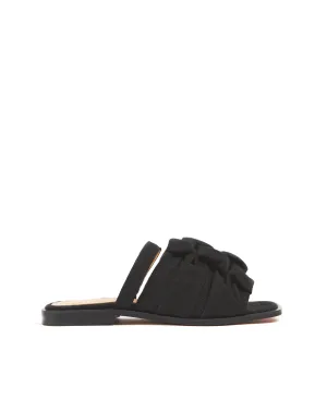 Simone Sandal, Black Linen