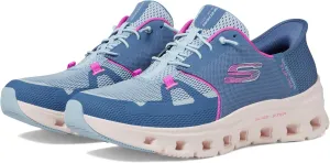Skechers Sport Women's Women's Hands Free Slip-INS Glide-Step PRO Sneaker, SLTP=Slate/Pink, 5.5