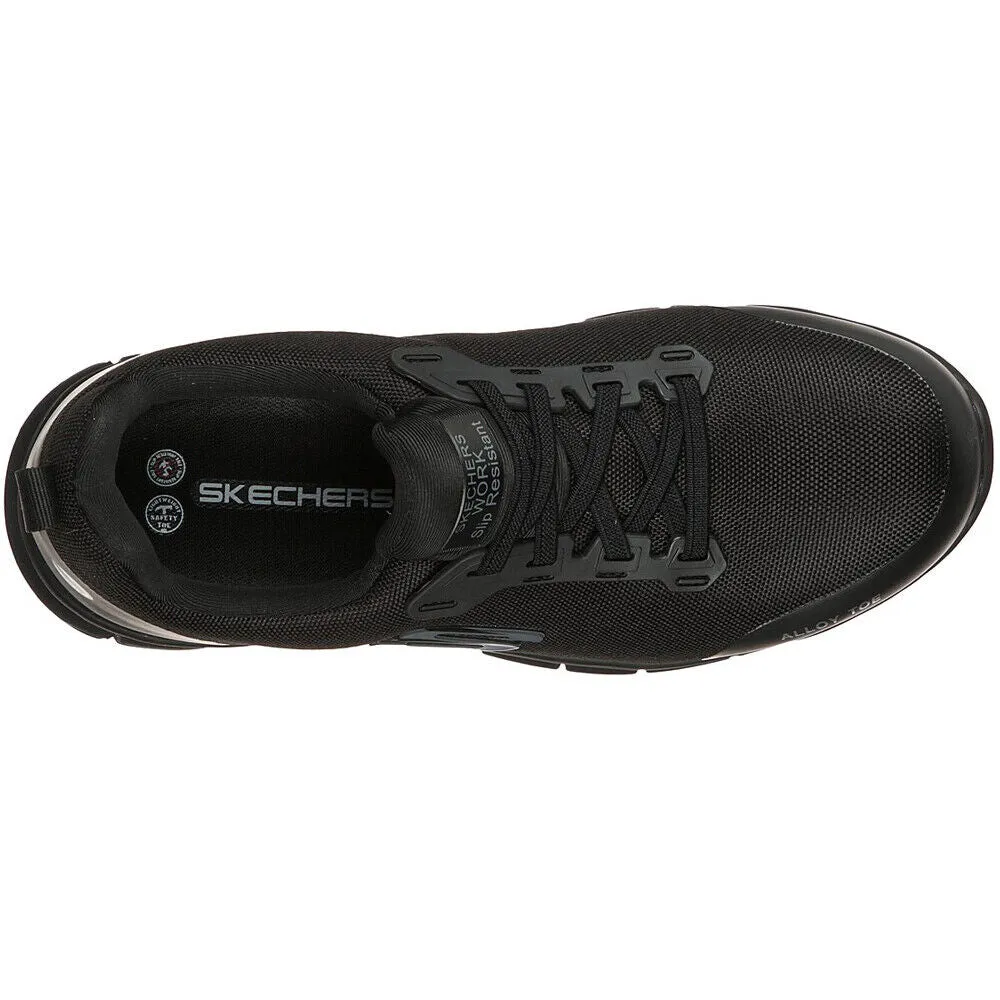 Skechers Sure Track Jixie Safety Slip Resistant Work Shoes Black 108041/BLK