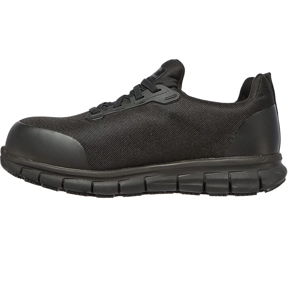 Skechers Sure Track Jixie Safety Slip Resistant Work Shoes Black 108041/BLK