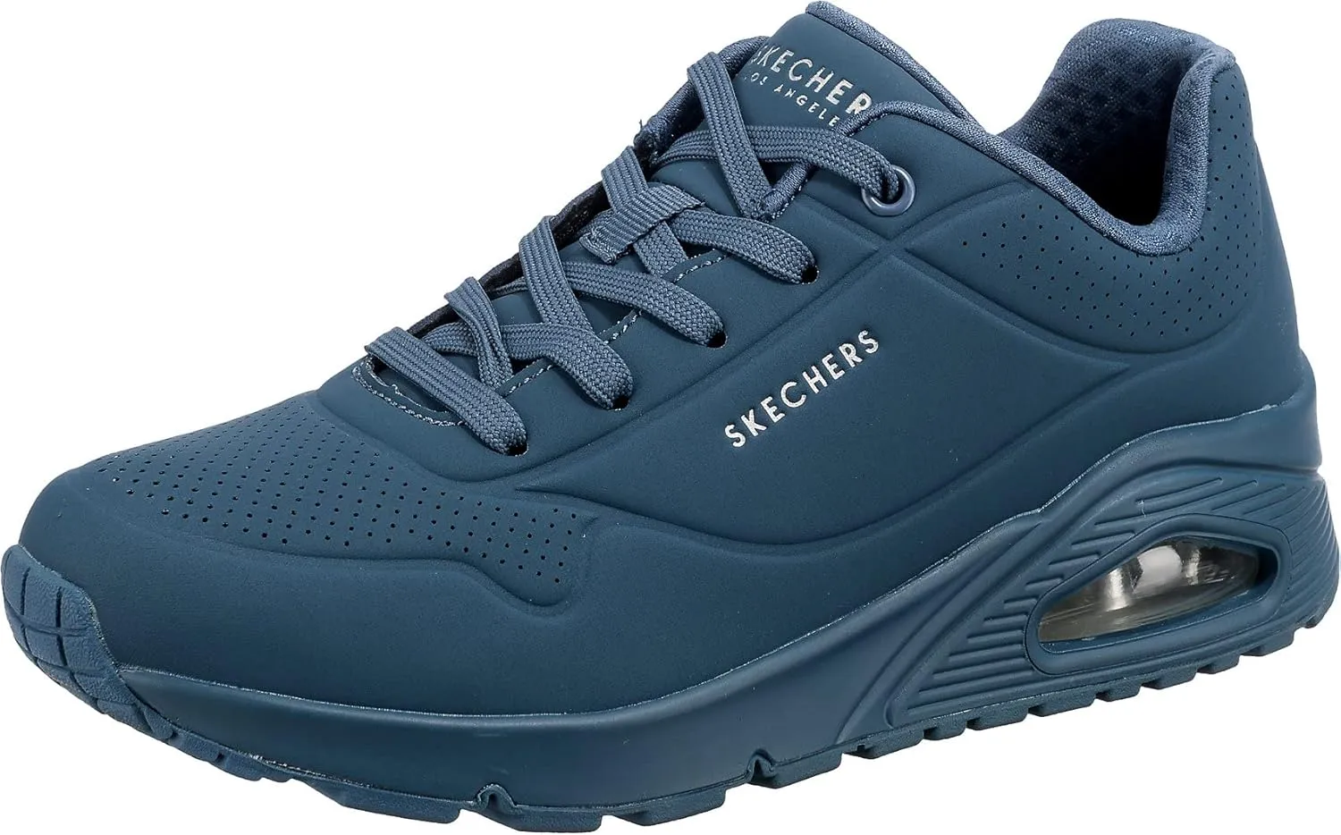 Skechers Women's Uno-Stand on Air Sneaker, Blu, 9.5