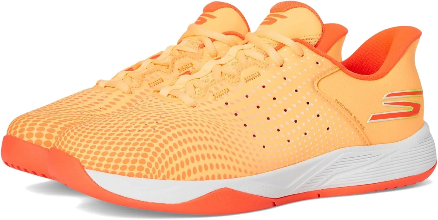 Skechers Womens Viper Court Reload Hands Free Slip-Ins Sneaker