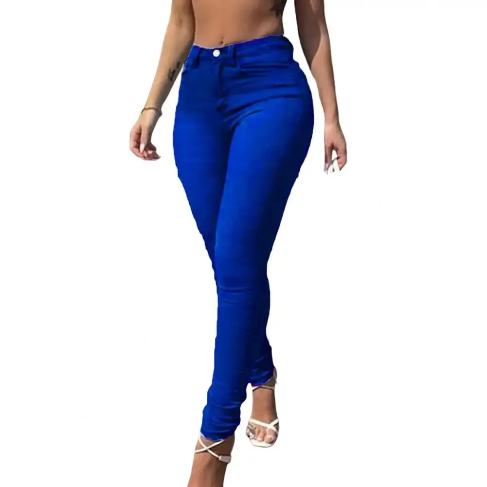 Skinny Pants Super Soft Breathable Eye Catching Women's Jeans