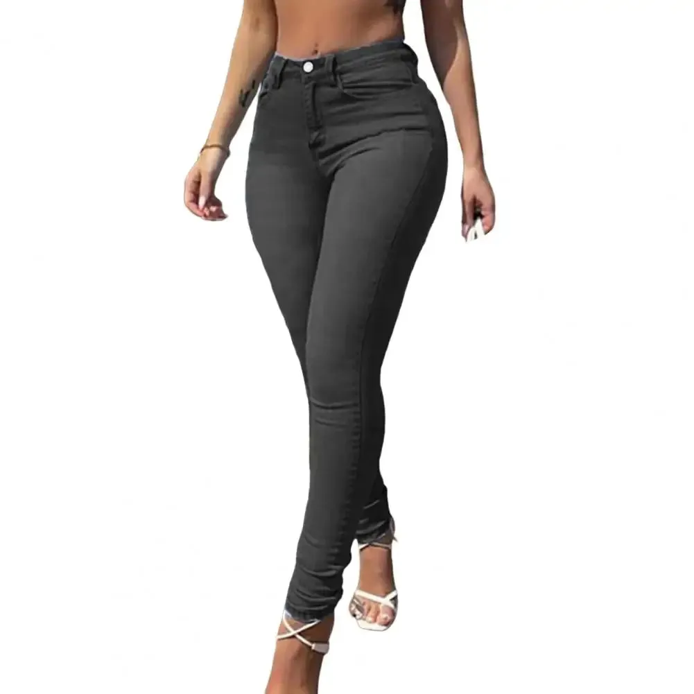 Skinny Pants Super Soft Breathable Eye Catching Women's Jeans