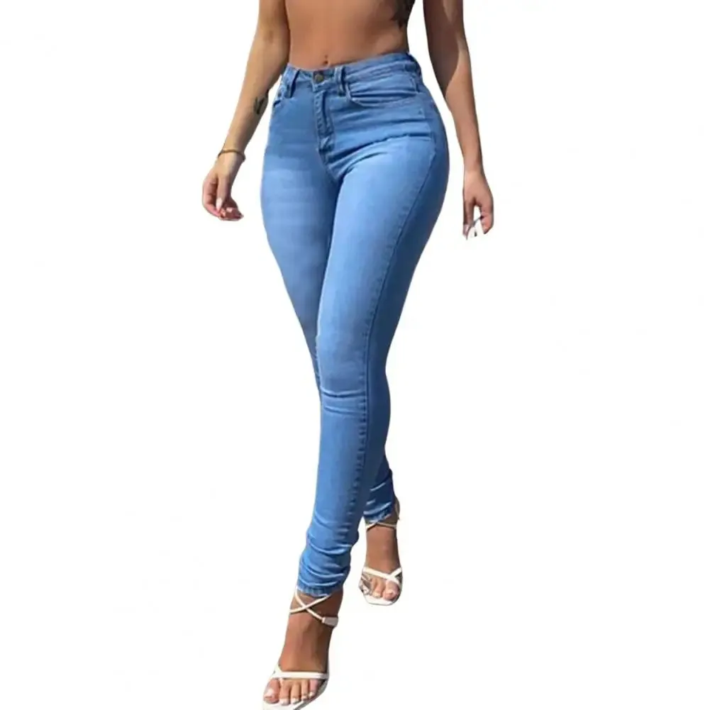 Skinny Pants Super Soft Breathable Eye Catching Women's Jeans