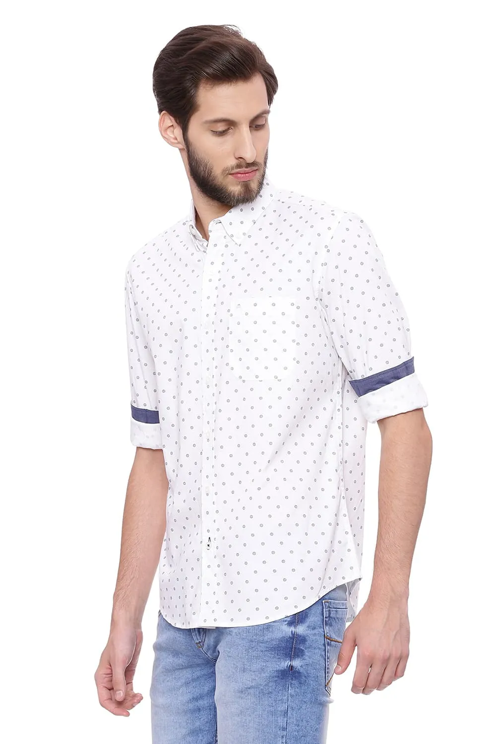 Slim Fit Printed Shirt