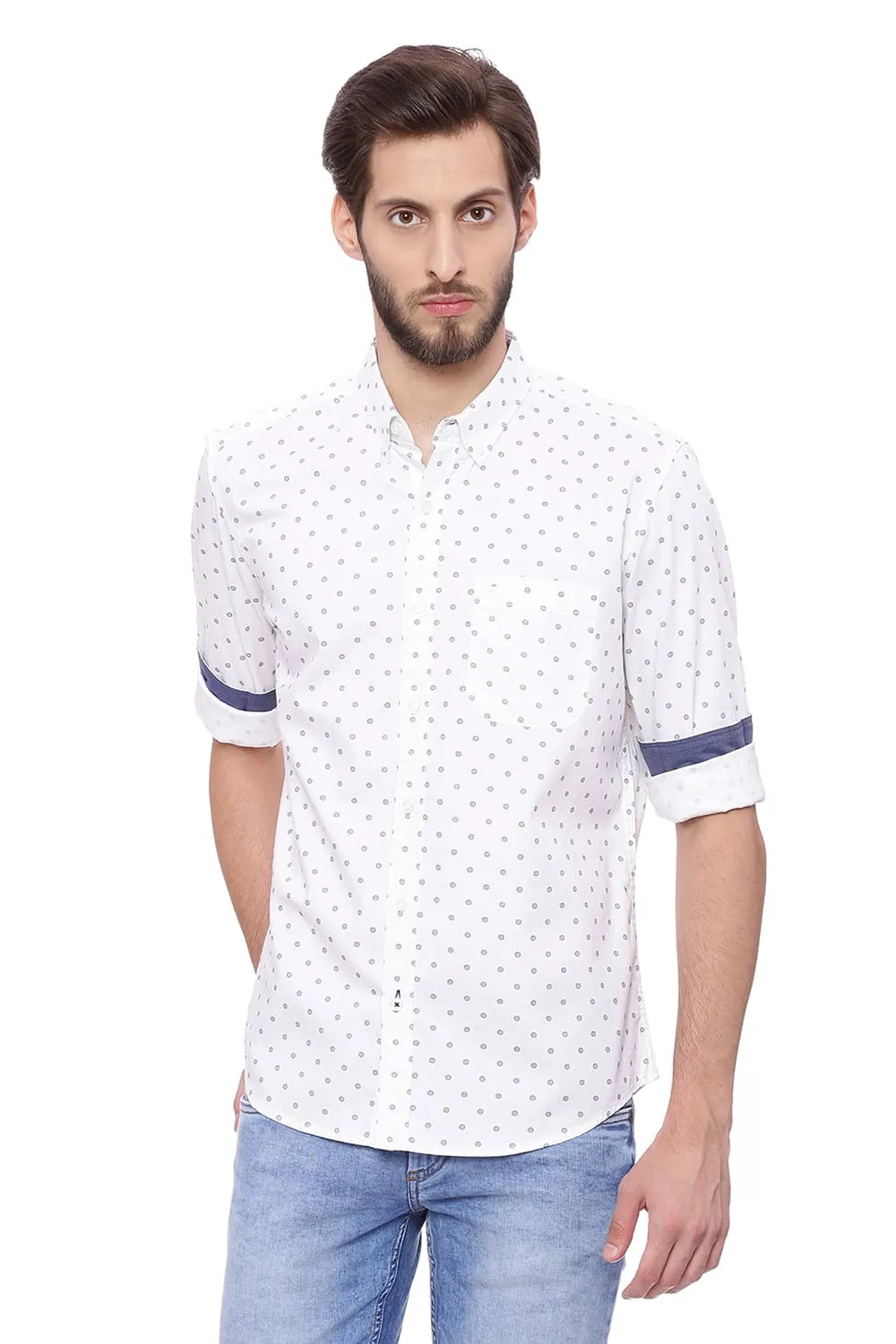 Slim Fit Printed Shirt