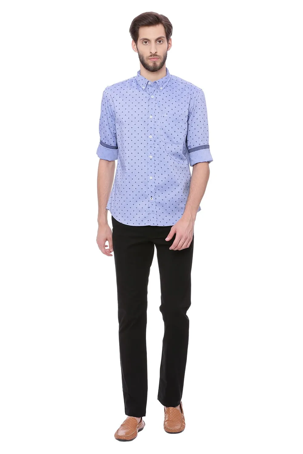 Slim Fit Printed Shirt