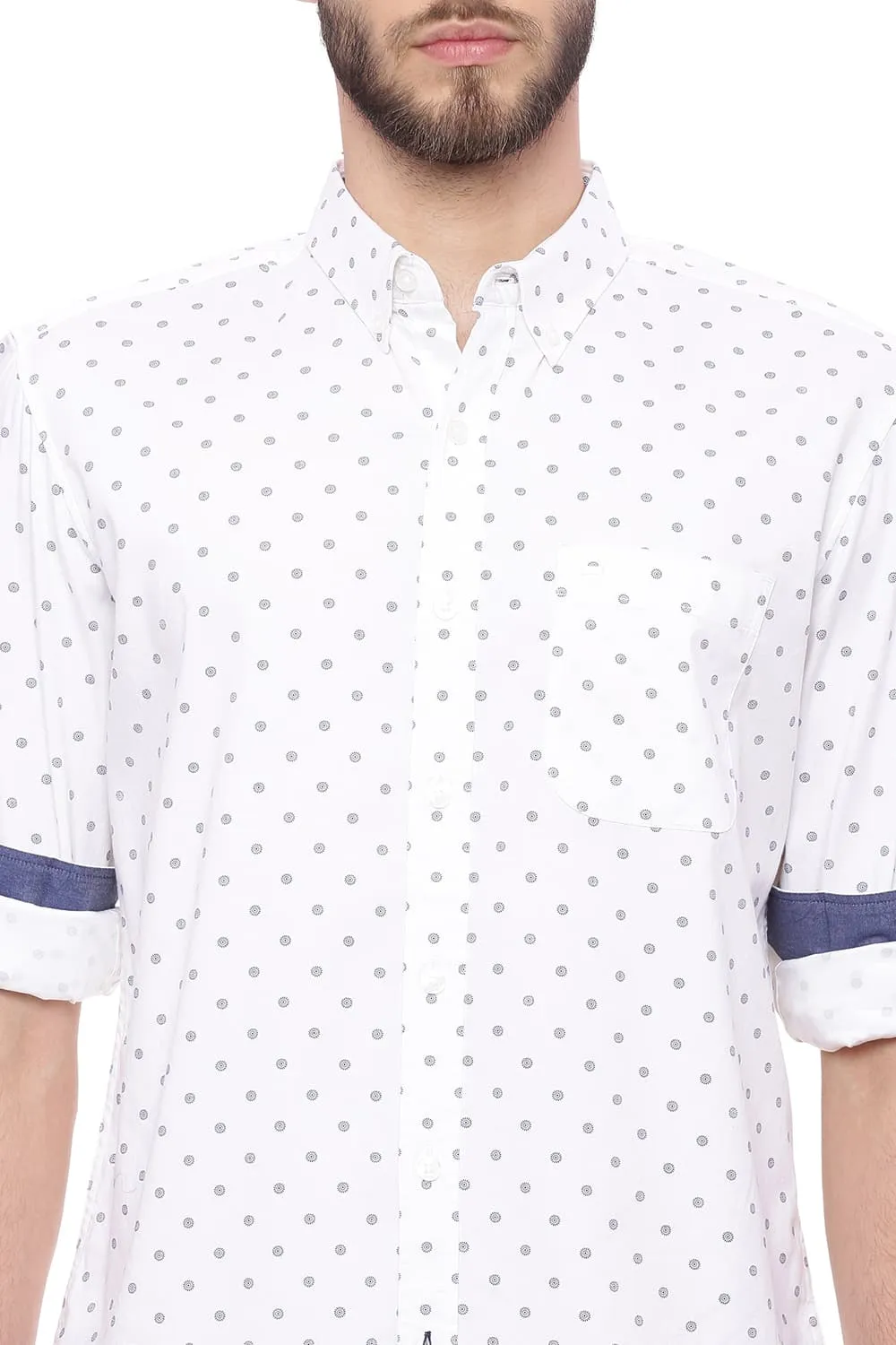 Slim Fit Printed Shirt