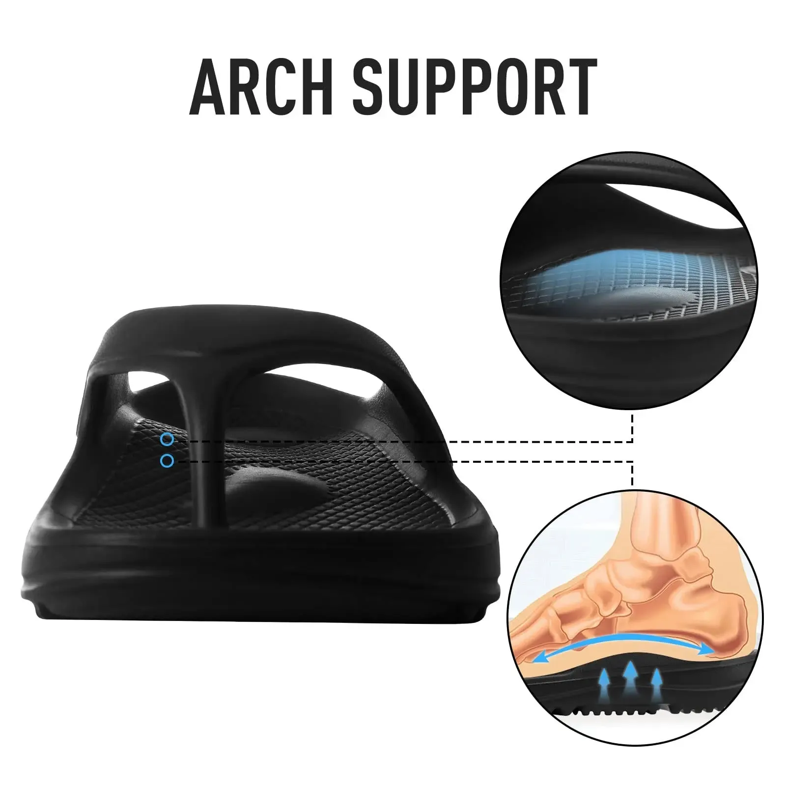 Smile Pop Orthopedic Women's Flip-flops: Comfort & Support